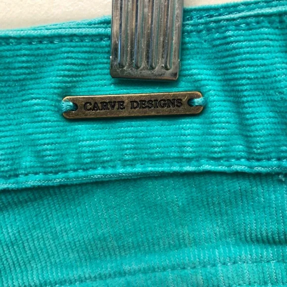 Carve Design Oahu Corduroy Cut Off Shorts Size 14 Color Blue - Picture 5 of 9